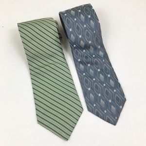 ✨5 FOR $25✨ Claiborne Silk Graphic Print Tie Bundle of 2